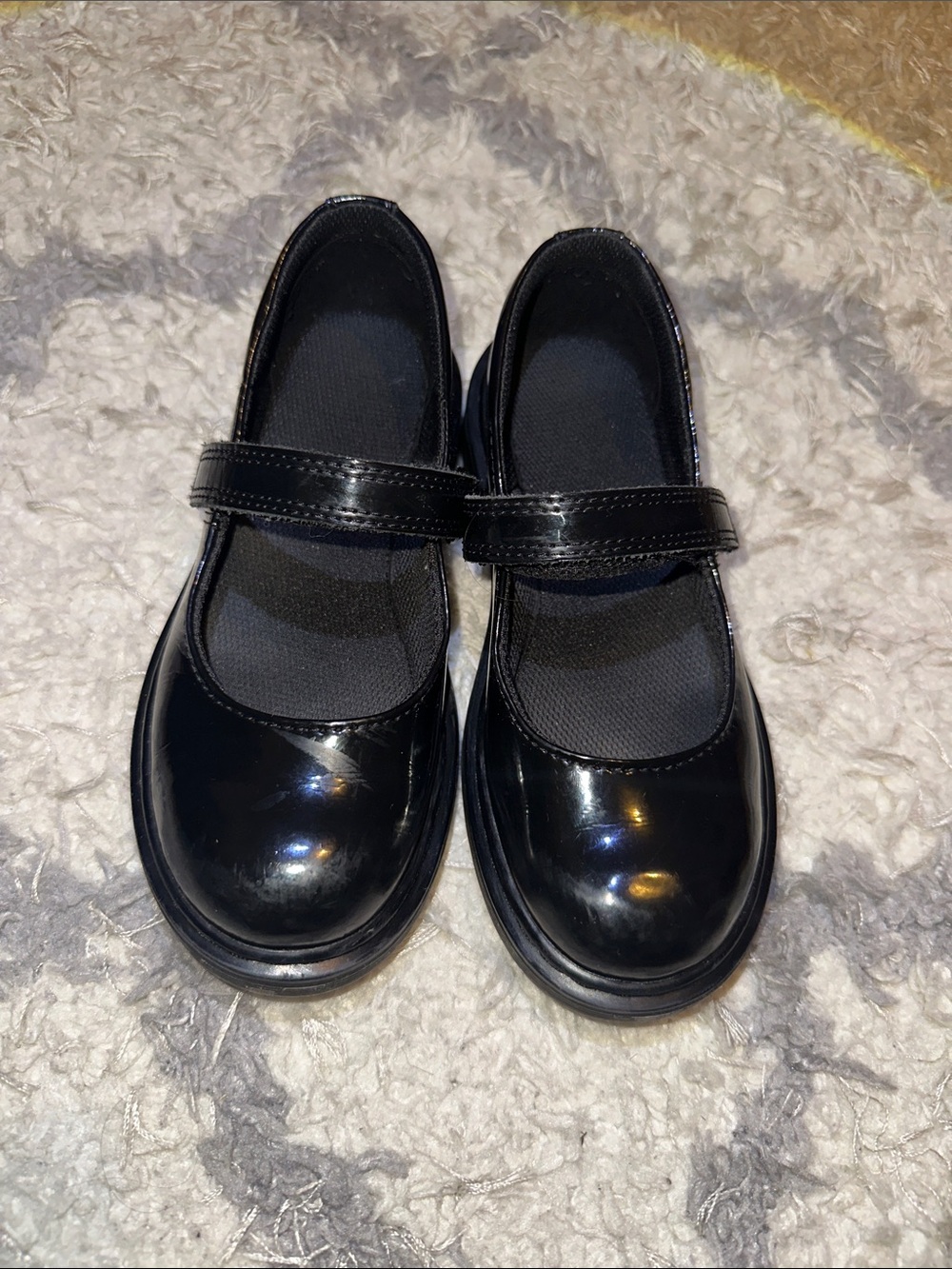 Dr. Martens Kids Black Patent Mary Jane Shoes